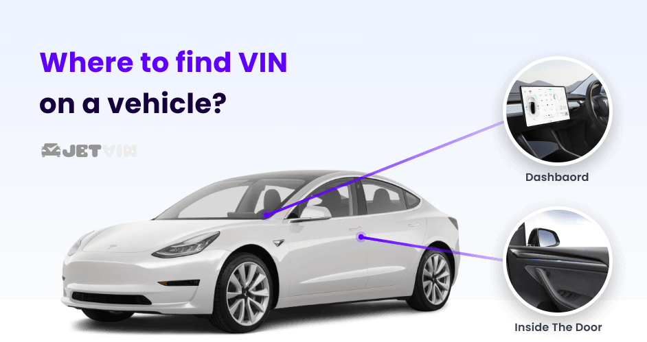 Where to find VIN a vehicle?